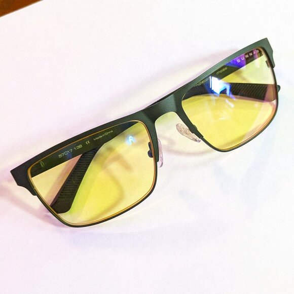 Gunnar Pendleton Non-Prescription Blue Light Glasses in Color: Moss - Picture 1 of 7